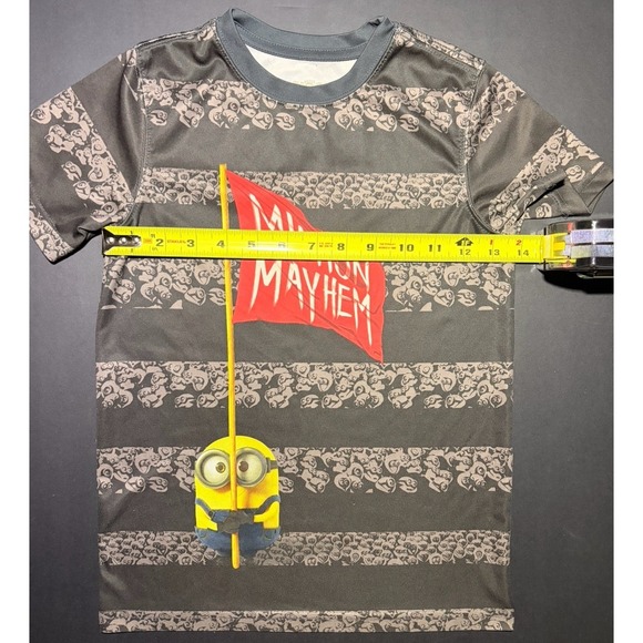 Minions Graphic T-Shirt Minion Mayhem Short Sleeve Crew Neck Kids M (8) Kids - Picture 3 of 6